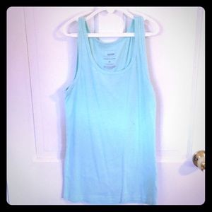 Mint ribbed tank top.